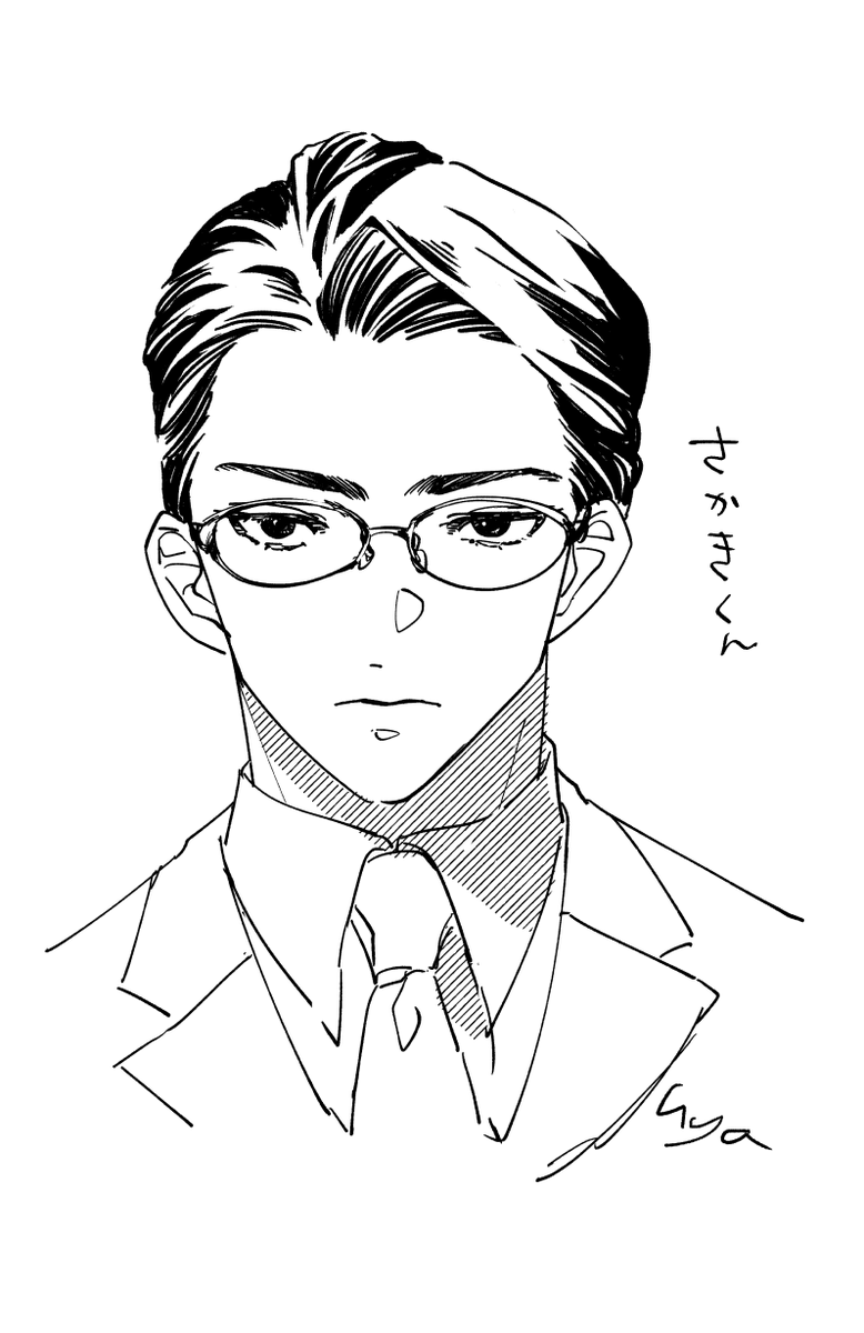 #創作 #hya_sousaku
眼鏡後輩 