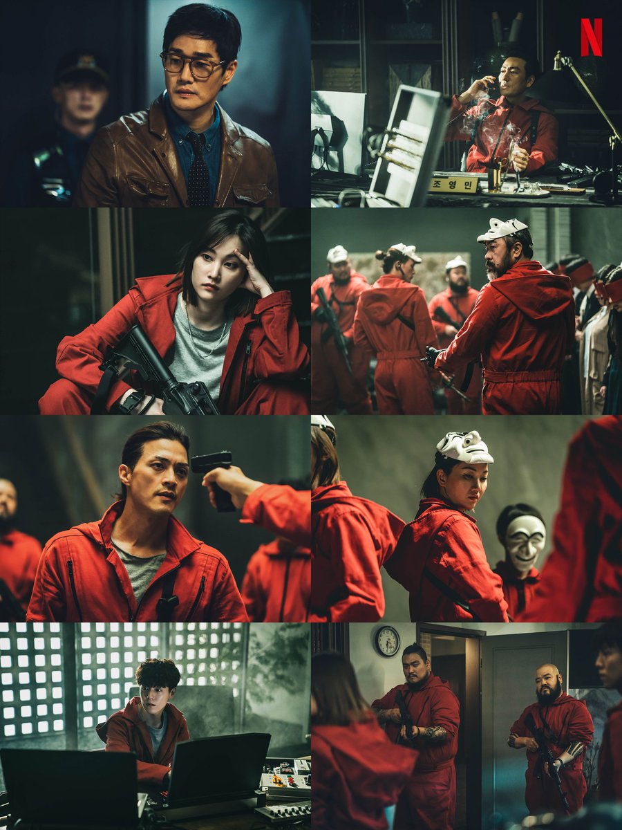 Still cut drama netflix #MONEYHEISTKOREA_JOINTECONOMICAREA

Cast: #YooJiTae #ParkHaeSoo #JeonJongSeo #LeeWonJong  #KimJiHoon #JangYoonJu #LeeHyunWoo #LeeKyuHo 

Rilis 24 Juni