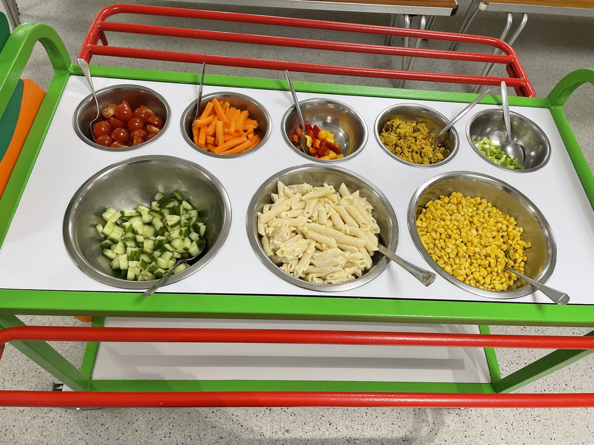 WycliffeKitchen's tweet photo. Todays lunch, Chicken Quesadilla, Vegan Pasta Bake &amp; Keema &amp; Sweet Potato curry. Alternative counter with Paninis &amp; Jacket Potatoes with various fillings @WycliffePrimary @mellorscatering https://t.co/7IQuzQMQPs