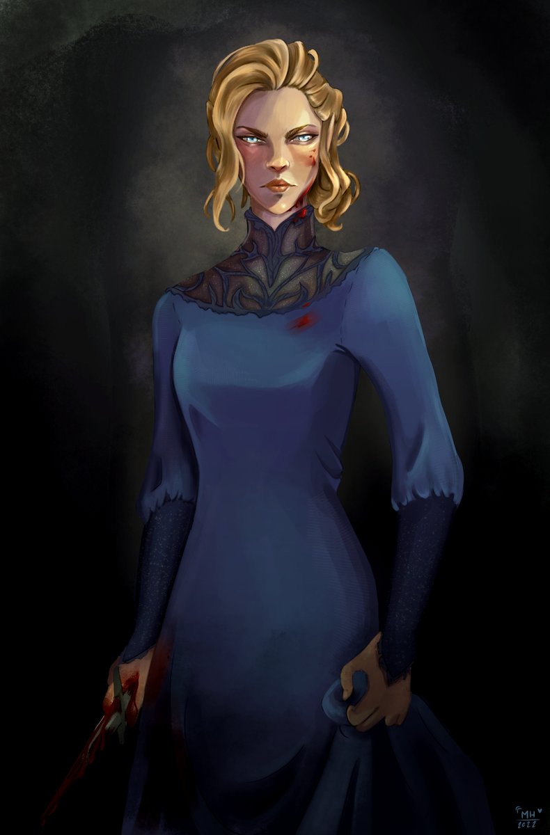 MHB_art's tweet photo. She’d been made differently, from something harder and stronger than bone and blood. ✨ ACOTAR fanart ✨ https://t.co/Jp1zbKC37W