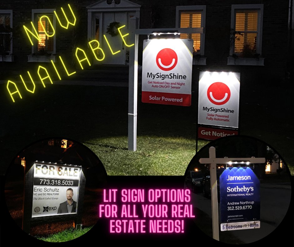 InstantSignKY's tweet photo. Are your Real Estate signs hard to see after the sun goes down?? We have solutions for you!! Reach out to us today, and let us help your signs get seen no matter what time of day it is. https://t.co/VRoOe0DscN