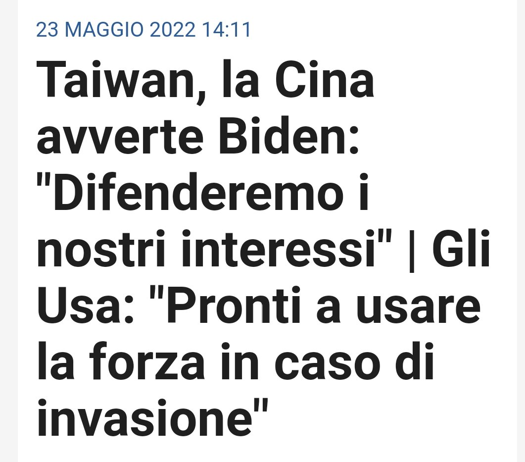 JG12082385's tweet photo. Molti avevano ipotizzato che l'elezione di Biden avrebbe comportato un aggravamento della situazione internazionale ma forse nessuno era arrivato a immaginare gli USA in guerra contemporaneamente con Russia e Cina https://t.co/9jOrt5KuiI