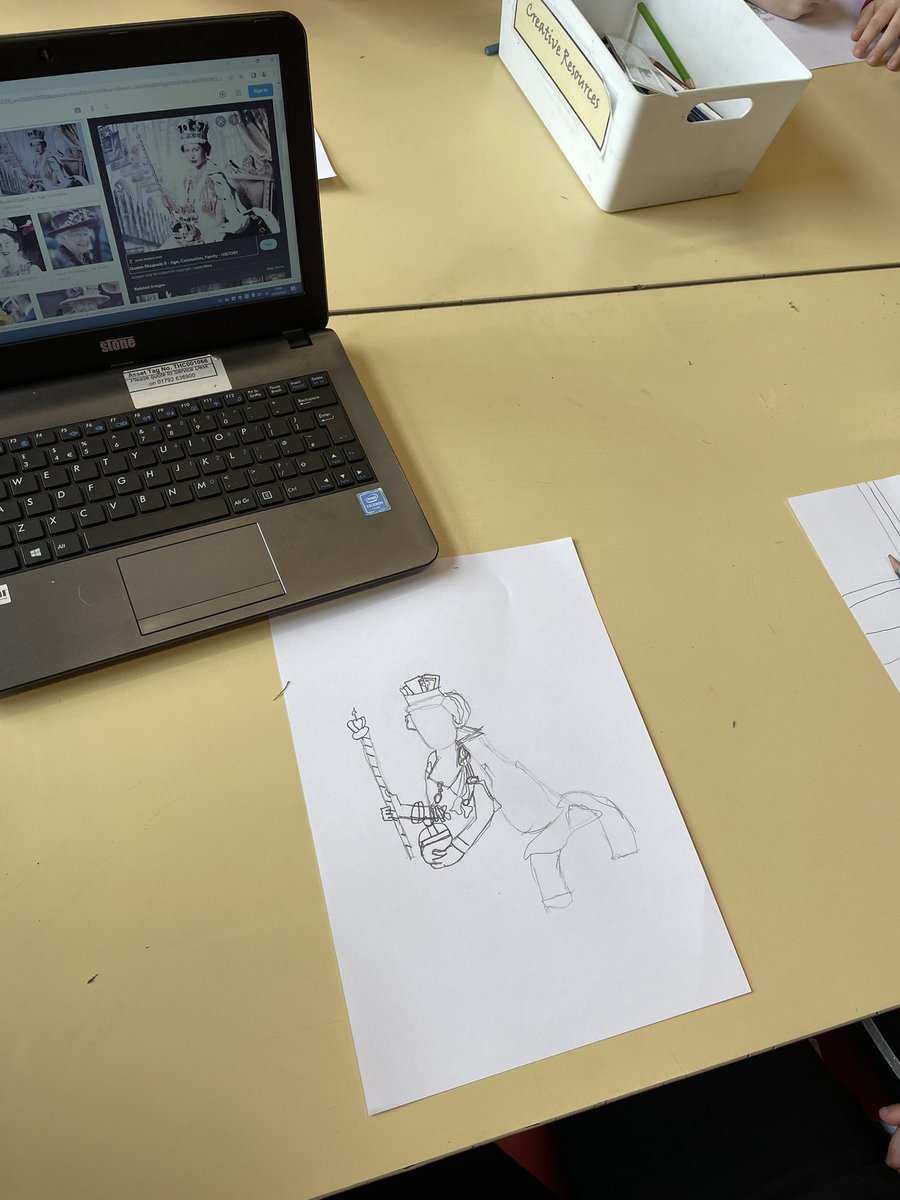 BubsyTownhill's tweet photo. #tcsyear4 creating their art pieces for the schools jubilee competition #TCSEA https://t.co/0PfHmCuonC