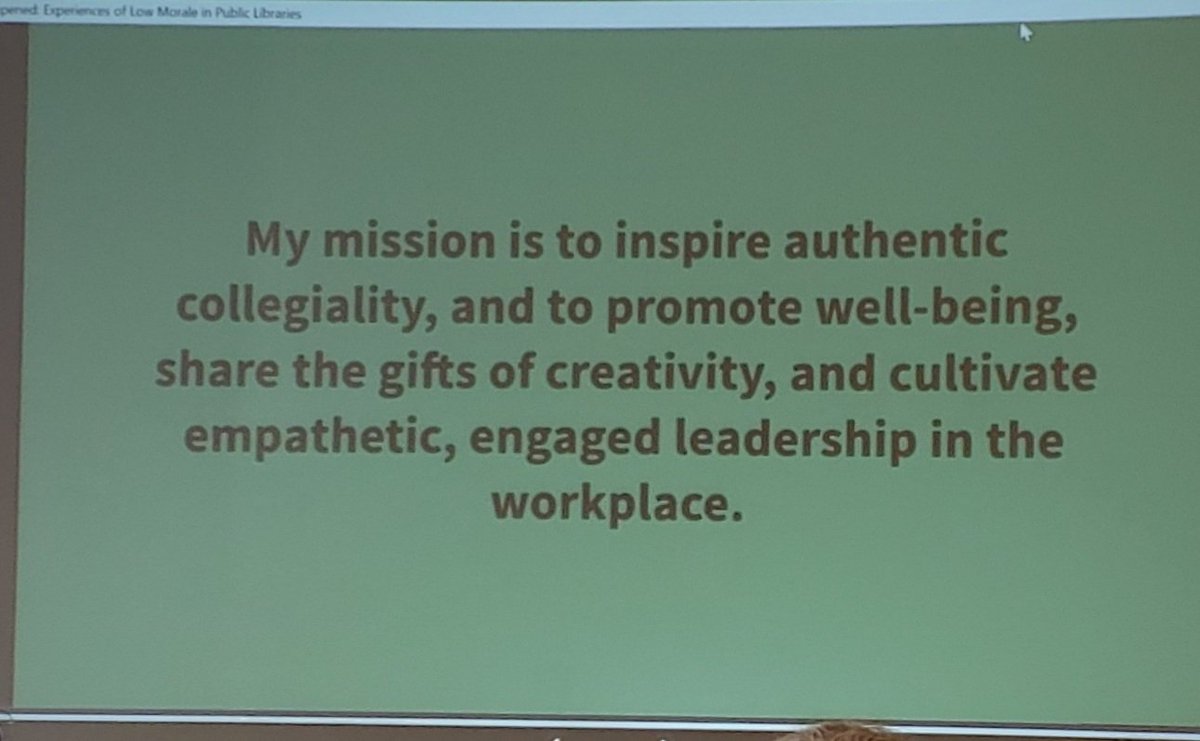 Katrina Davis Kendrick has a personal mission statement #masslib2022