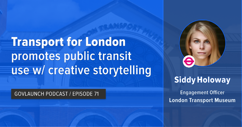 Govlaunch's tweet photo. Today, @LivLabonte talks to @siddyholloway about how London is sharing its public transit stories and how you may be able to engage with your community on the topic of #mobility.
