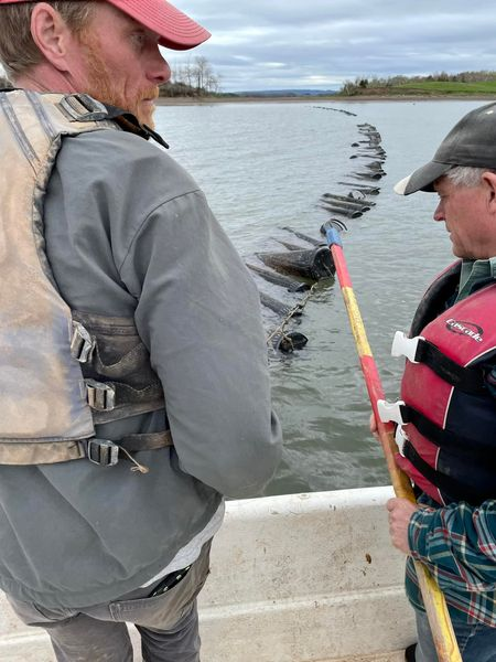SteveCraigNS's tweet photo. Thanks Philip Docker and Ernie Porter for sharing the ShanDaph Oysters aquaculture farm experience on Big Island, Merigomish.
Nice to get on the water to see some of the operation and innovation firsthand last Monday.
https://t.co/zsPjZe9TMC https://t.co/IGApaLTuAM