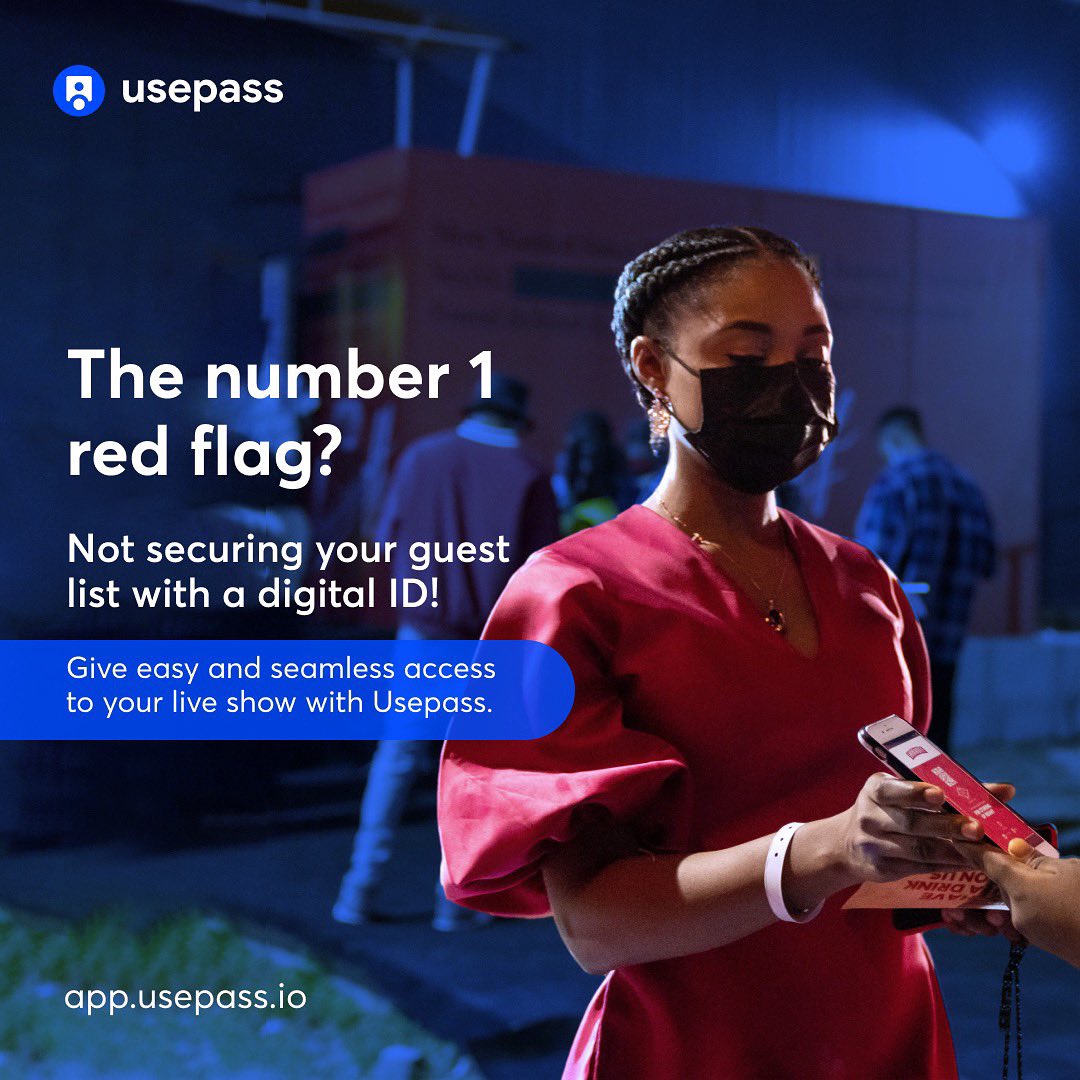 Green to go with Usepass! Give you and your guests peace of mind by securing your guest list with Usepass. It's super easy and seamless; simply sign up on app.usepass.io and send a DM for any assistance you require.