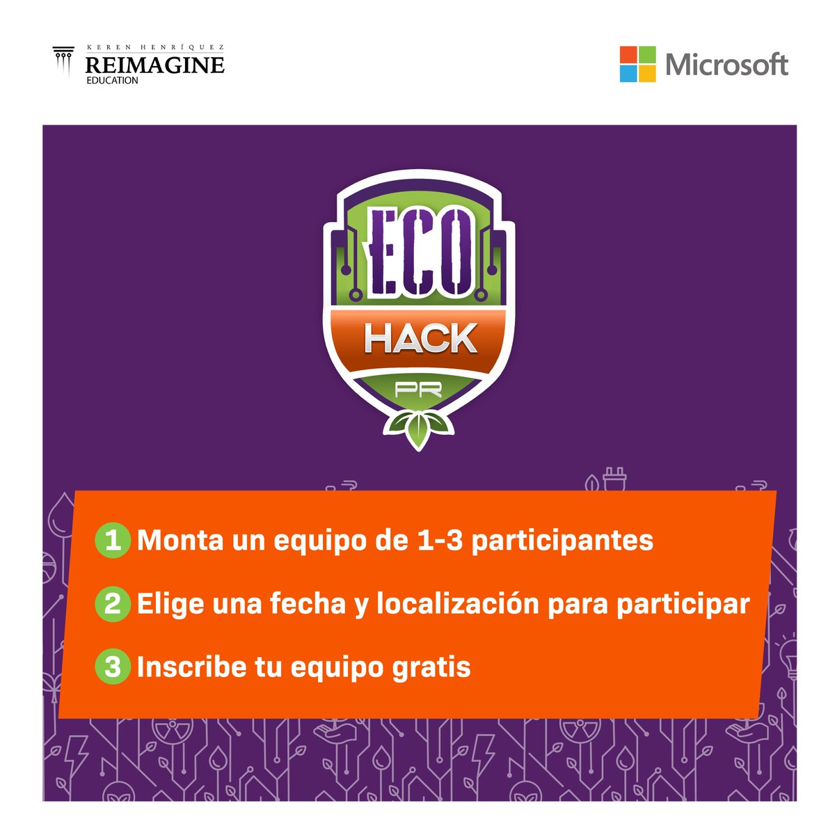 EcoHack PR tweet media