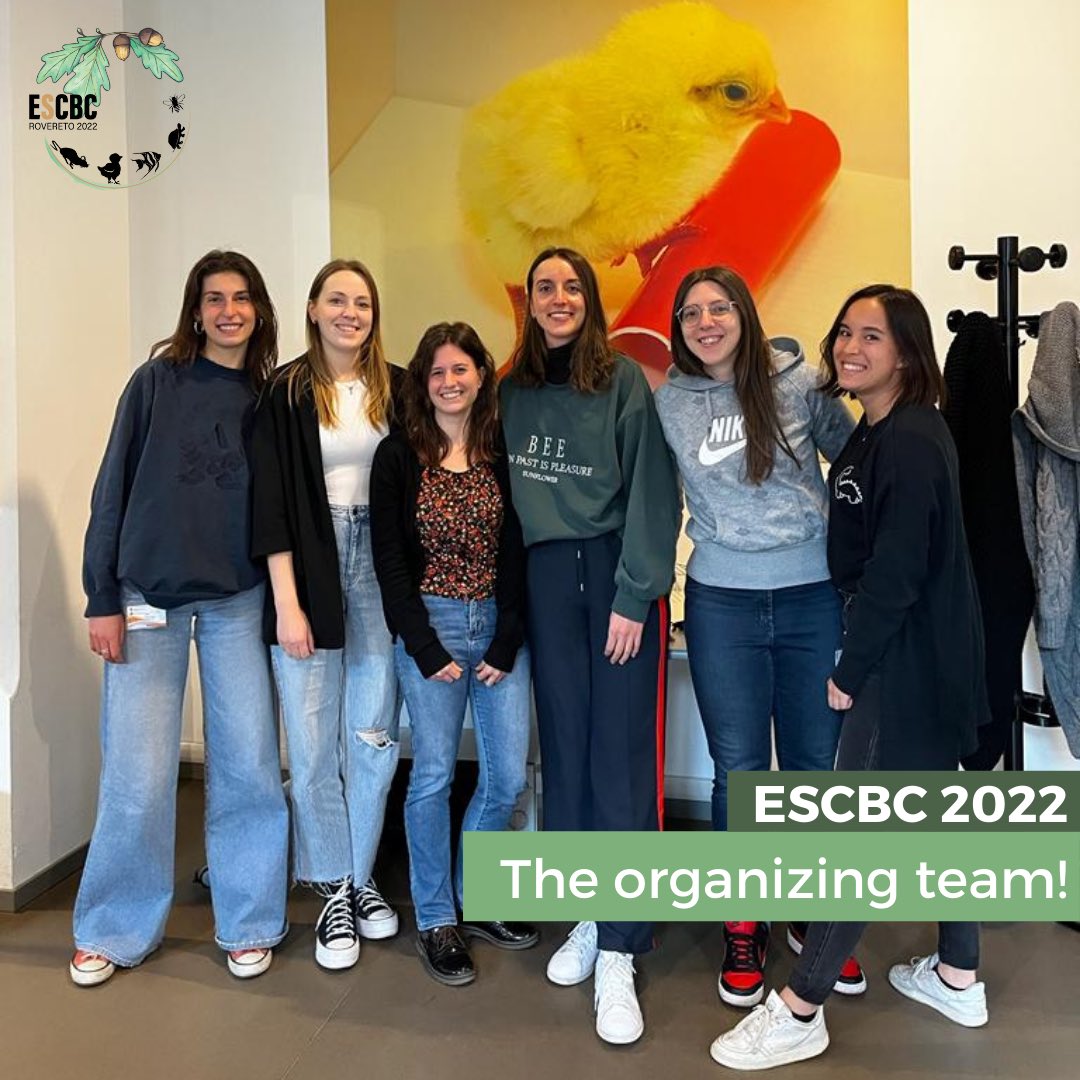 ESCBC 2024 (@escbconference) on Twitter photo We have been online for more than a month, but we haven’t introduced ourselves yet!
✨This is us, the organizing team✨
<a href="/Matildede_/">Matilde Perrino</a> <a href="/MorandiRaikova/">Anastasia Morandi-Raikova</a> <a href="/elena_eccher/">Elena</a> <a href="/beMaryB/">Maria Bortot</a> <a href="/gb_outontheroof/">Greta Baratti</a> <a href="/AdilettaAlice/">Alice Adiletta</a>
Can’t wait to meet you all in person at #ESCBC2022 !! We have been online for more than a month, but we haven’t introduced ourselves yet!
✨This is us, the organizing team✨
<a href="/Matildede_/">Matilde Perrino</a> <a href="/MorandiRaikova/">Anastasia Morandi-Raikova</a> <a href="/elena_eccher/">Elena</a> <a href="/beMaryB/">Maria Bortot</a> <a href="/gb_outontheroof/">Greta Baratti</a> <a href="/AdilettaAlice/">Alice Adiletta</a>
Can’t wait to meet you all in person at #ESCBC2022 !!