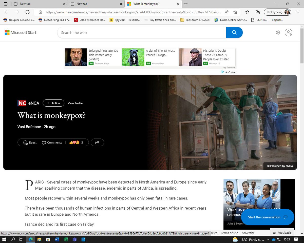 KBasotho's tweet photo. So enca is also using images of black people on articles about 'monkey pox" https://t.co/nxOzSlMp9g