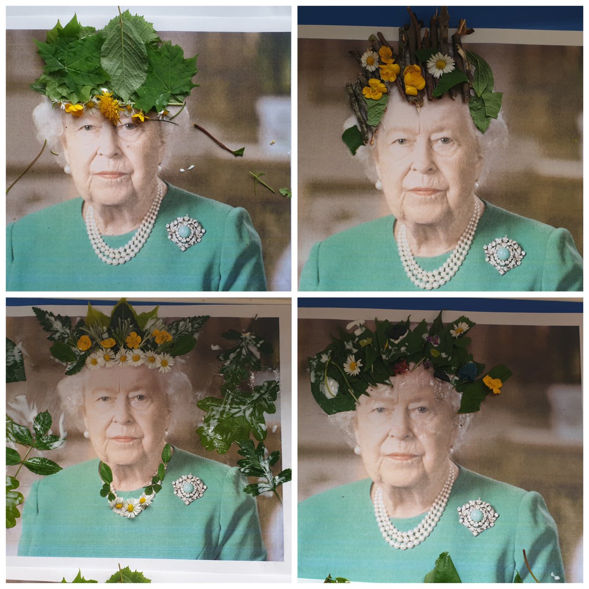 ChilternY4's tweet photo. We had a great time designing and making a new crown for the Queen. #outdoorlearning #forestschool @ChilternOutdoor @ChilternSch https://t.co/CRzIx4cXKM