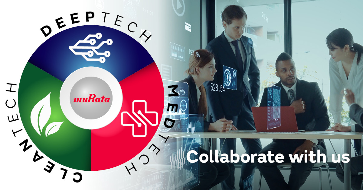 murata_na's tweet image. Disruptive companies wanted for Murata’s 2022 Open Innovation event. We are teaming up with @EvoNexus to search for emerging companies/organizations in DeepTech, MedTech, and CleanTech. Apply through June 19. evonexus.org/marketlink/mur… #OpenInnovationWeek