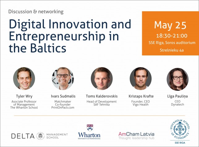 WEDNESDAY | May 25 at 18:30 | Don't miss a discussion &amp; networking on Digital Innovation and Entrepreneurship in the Baltics organized jointly by <a href="/amchamlat/">AmCham Latvia</a> and <a href="/SSE_Riga/">SSE Riga</a> for AmCham members. Find out more &amp; sign up: bit.ly/3z9FSnx