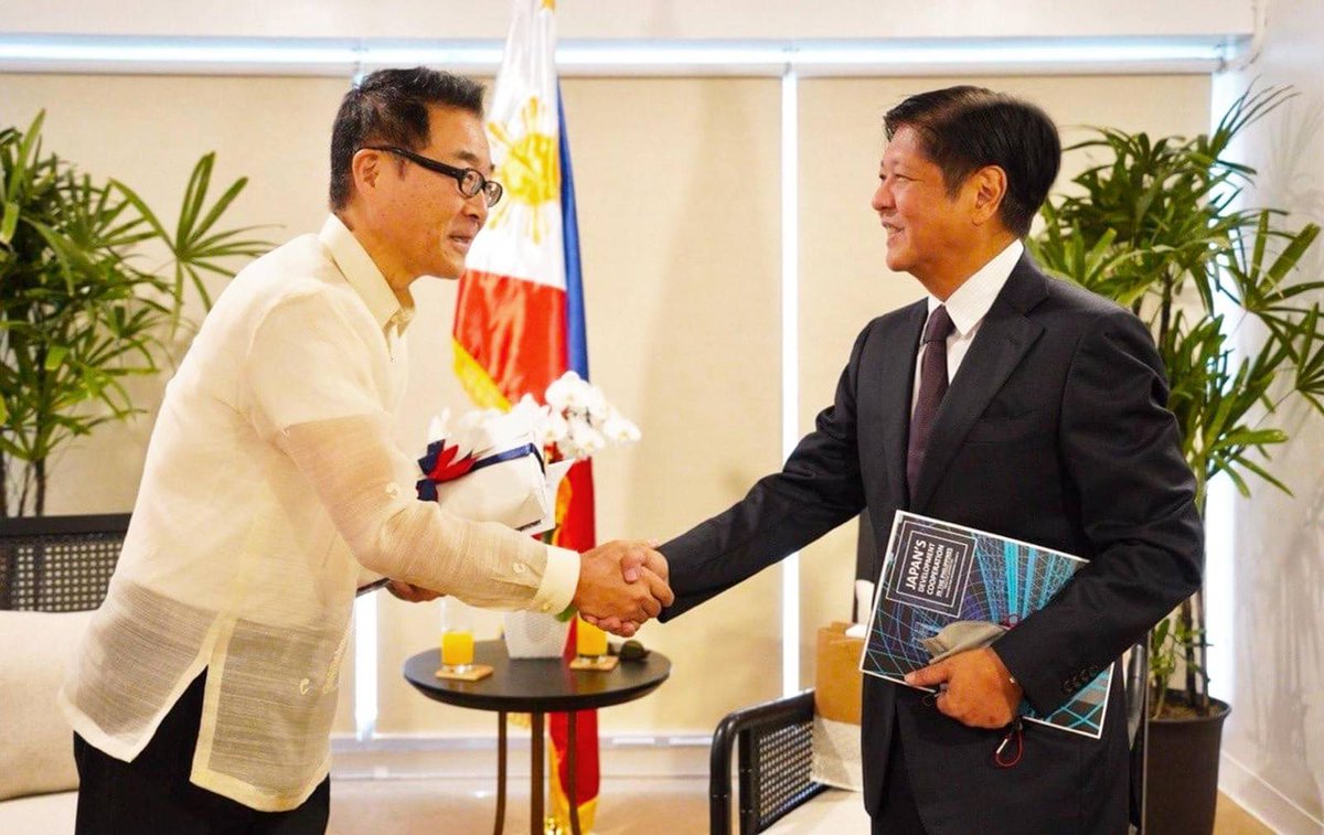 bongbongmarcos's tweet photo. We look forward to strengthening our trade, investment and security ties, as well as the possibility of increasing employment opportunities for Filipinos in Japan. https://t.co/gpY9LINHoP