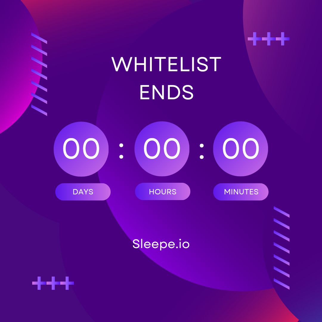 sleepe_io's tweet photo. 🔔 THE WHITELIST REGISTRATION HAS BEEN CLOSED 🔥

✅ More than 1,000 registered to participate in whitelist. That is incredible, and we are appreciative in every way! 

Stay tuned to find out who are winners shortly. (12p.m UTC May 24th)

Check the result: https://t.co/RB8VosIqV7 https://t.co/UXrRgia9Nh