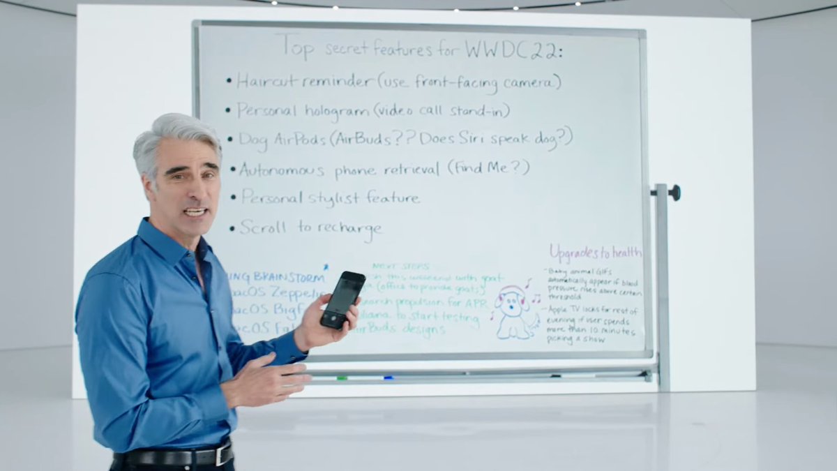 simonbs's tweet image. Everyone are trying to guess what Apple will announce at #WWDC22 but y’all are forgetting that Craig leaked it all during last year’s keynote.