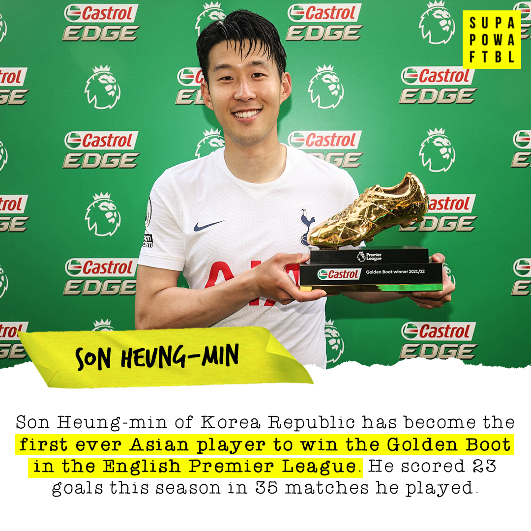 SuperpowerFb's tweet photo. Sonny has set the bar for Asian football players. 🙌🔥

Which Indian footballer has the potential to play in Europe's top leagues? 🤔💬

Image credits 📸: @SpursOfficial  media. 

#EPL #PremierLeague #Football #GoldenBoot #Son #Tottenham #Spure https://t.co/Nfy1092PQc