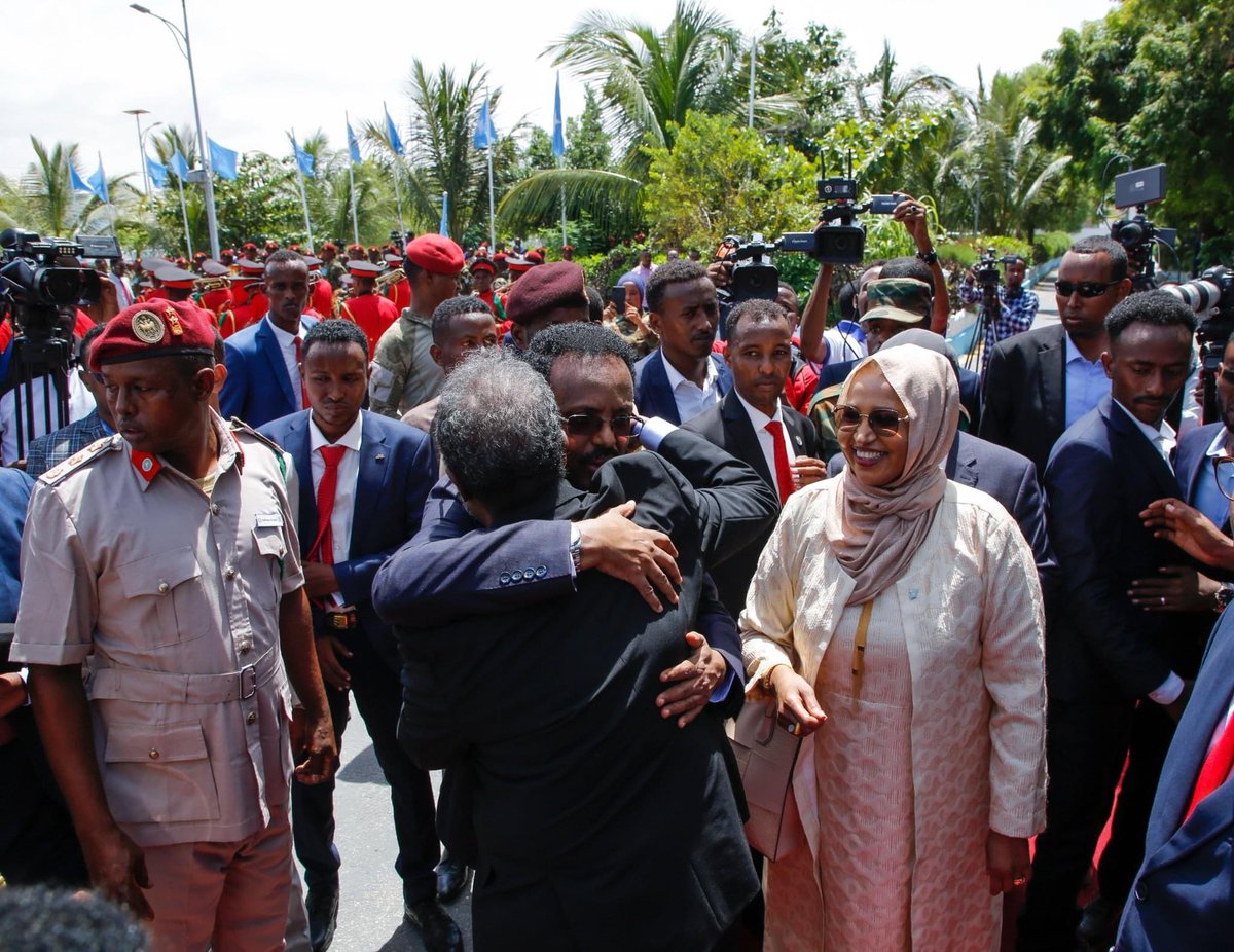 It was an absolute honor to serve #Somalia, a nation I dearly love, as the 9th President. I wish to congratulate my brother President <a href="/HassanSMohamud/">Hassan Sheikh Mohamud</a> as he takes office to lead our country and I urge my fellow citizens to support him and the new initiatives of his government.