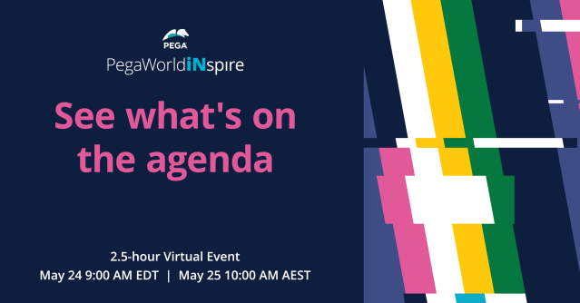 IslaPageau's tweet photo. Explore the sessions and demos designed to help transform your business. Register now for #PegaWorld iNspire 2022. https://t.co/h23Iq1z4o1 https://t.co/QOXclGHpY1