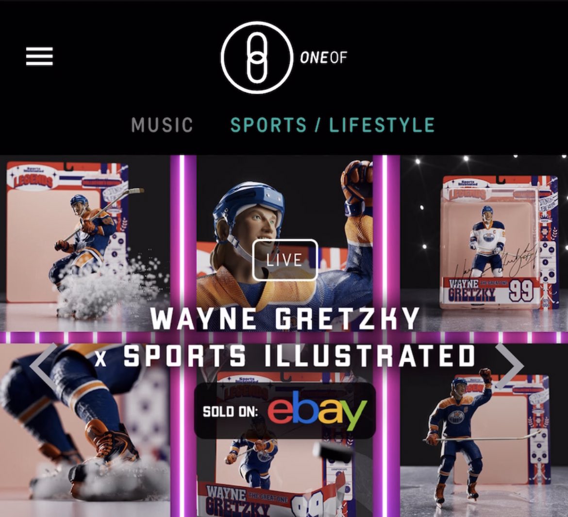 spreefinance's tweet photo. Guess what?! We’re bringing NFTs to your favorite marketplace! Shop @WayneGretzky x @SInow now available on @eBay! 👀 ➡️https://t.co/oq0jJxFIFC⬅️ #polygon #ebay https://t.co/Bqf67j9YZb