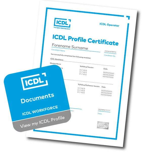 ICDL digital badges and certificates are quick and easy to verify as genuine, making them more secure than ever before. Share on social media, include in your CV as a link, or download a PDF to print or upload. icdleurope.org/digital-certif…