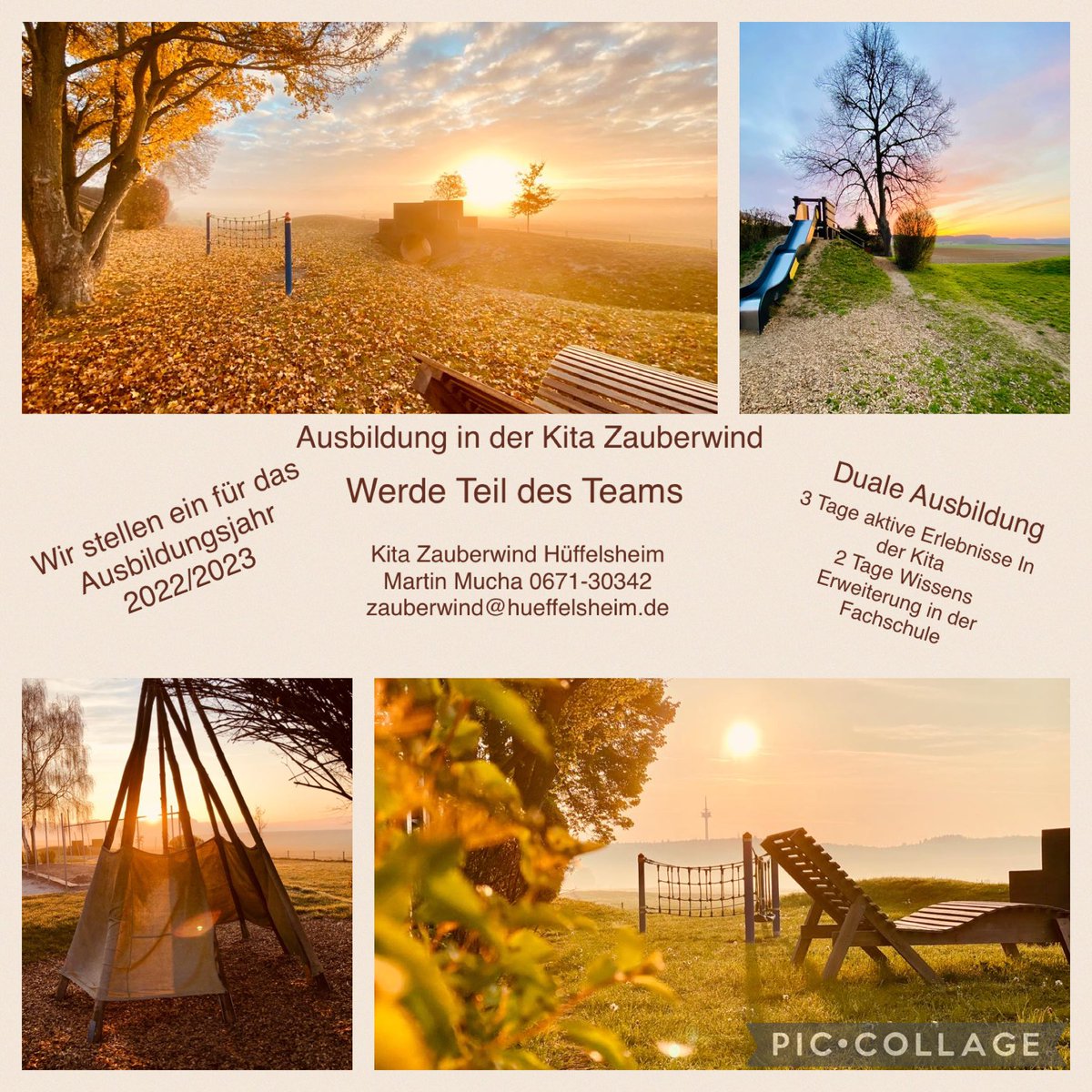 Werde Teil unseres Teams! 
Starte deine Ausbildung jeden Tag mit einem wunderbaren Sonnenaufgang in der Kita Zauberwind.

youtube.com/channel/UC6jot…