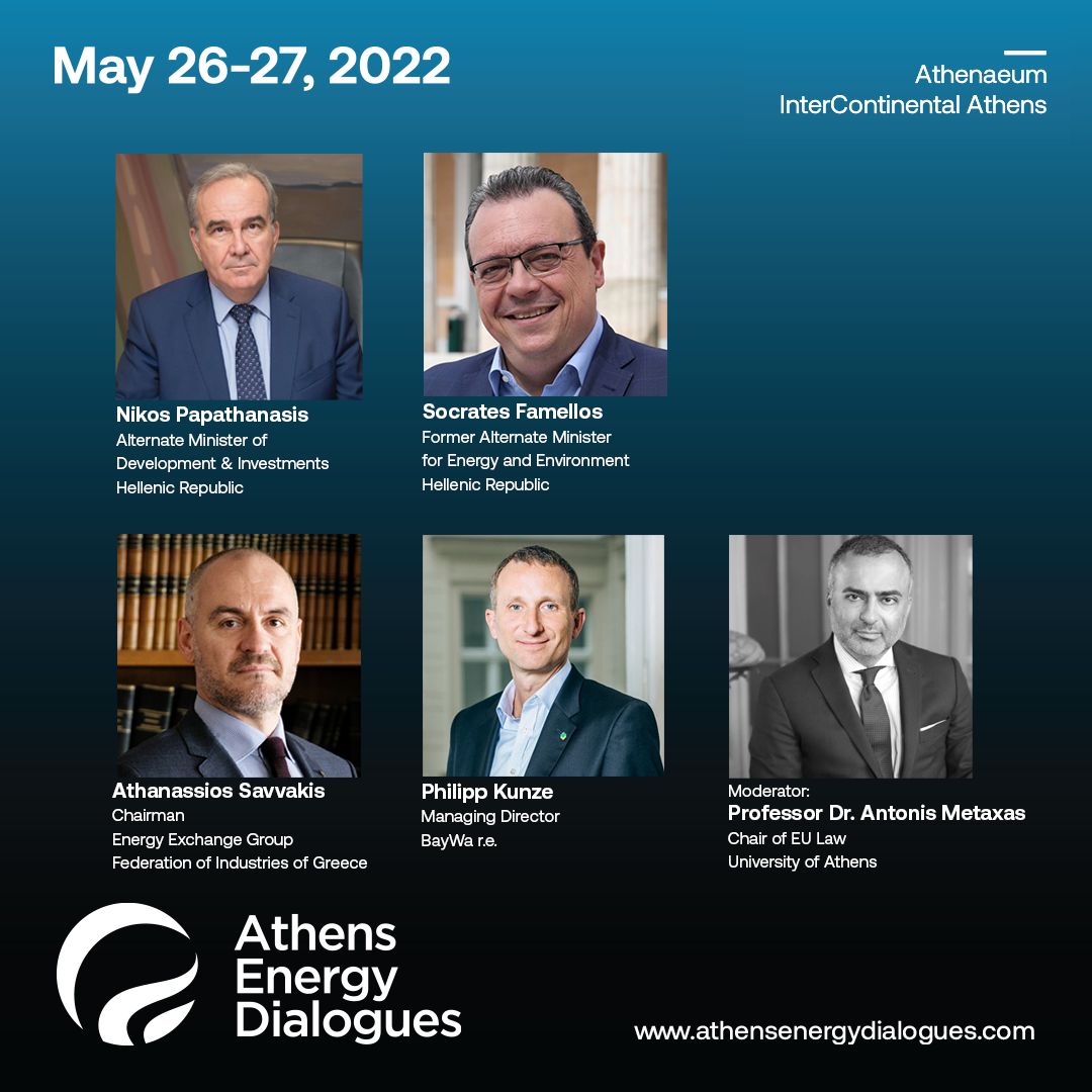 👉 3 days for the #Athens #Energy Dialogues #Conference!
The upcoming Conference will take place on May 26th and 27th, in Athens.
<a href="/DrMetaxas/">Prof. Dr. A. Metaxas</a> is invited to participate as moderator. His panel is titled: ‘#Lignite Vs #Decarbonization: The impact on the #industrial #sector’.