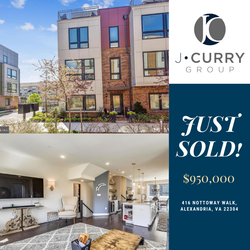 JasonCurry55's tweet photo. Just Sold!!

I represented the buyers on this 4 Bedroom, 3-1/2 Bathroom Townhouse in Alexandria City. It was a very competitive situation but my clients were willing to do what it took to win the property. https://t.co/JjgR7KNRRp