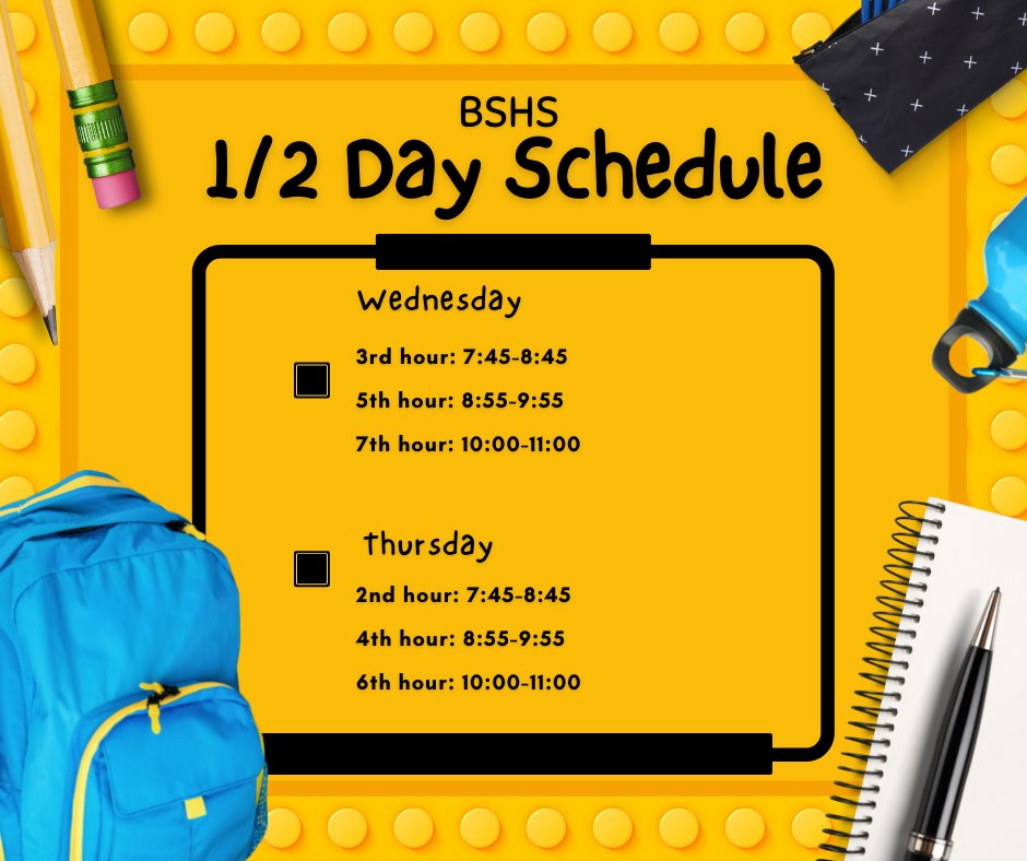 The sweet smell of summer is in the air! Here is a breakdown of Wednesday and Thursday. School will be in session from 7:45-11:00 am on both days.