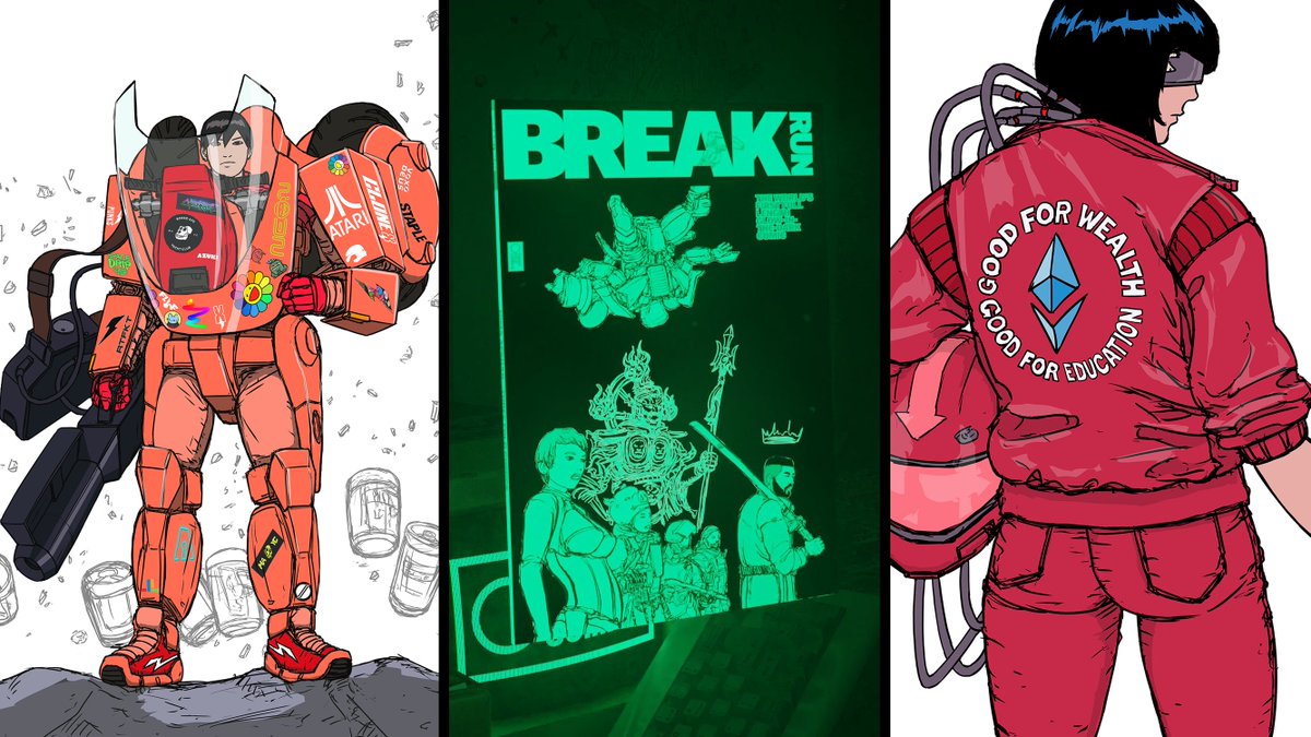 Two Free NFTs?!

💊Art, Comics, Music
💊Including Full Commercial Rights to 4 Track EP
💊New Electronic Soundtrack to anime classic 'Akira'!

Register now!
premint.xyz/AkiraNFTs

#NFTGiveaways #FreeMINT #NFTGiveaway #NFTs #FreeNFT #NFTCommunity #NFT #NFTdrop #freemintNFT