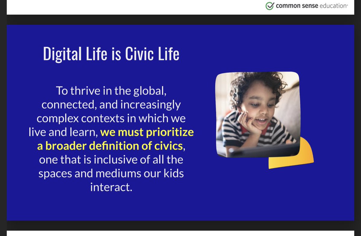 Jessvanorman's tweet photo. Redefining civics is crucial @CommonSense @CommonSenseEd @molapus #VTED #DL22 https://t.co/H1DiWdbCOz