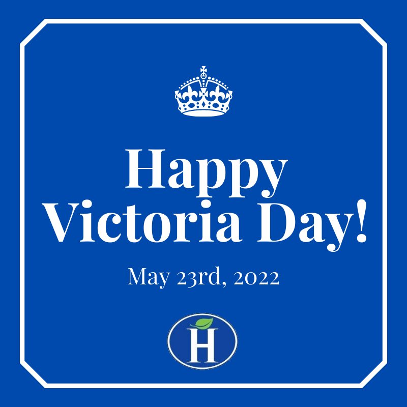 We want to wish everyone a Happy Victoria Day! Enjoy the long weekend.