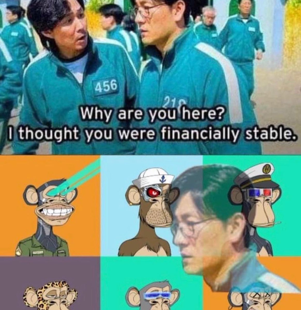 NFTAlphaNetwork's tweet photo. This one hurts 😭😭😭

Anyone in NFTs can relate 🦑 https://t.co/cMPDlaJaW1