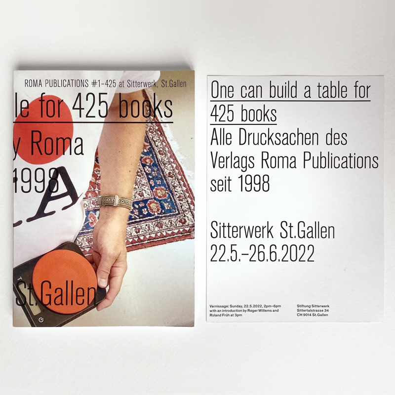 تويتر Artbook Eureka على تويتر Roma Publications Exhibition One Can Build A Table For 425 Books Sitterwerk St Gallen スイスのザンクト ガレンにあるsitterwerkで始まったオランダの出版社roma Publicationsの展覧に行ってきました 素晴らしいアートライブ تويتر Artbook Eureka على تويتر Roma Publications Exhibition One Can Build A Table For 425 Books Sitterwerk St Gallen スイスのザンクト ガレンにあるsitterwerkで始まったオランダの出版社roma Publicationsの展覧に行ってきました 素晴らしいアートライブ