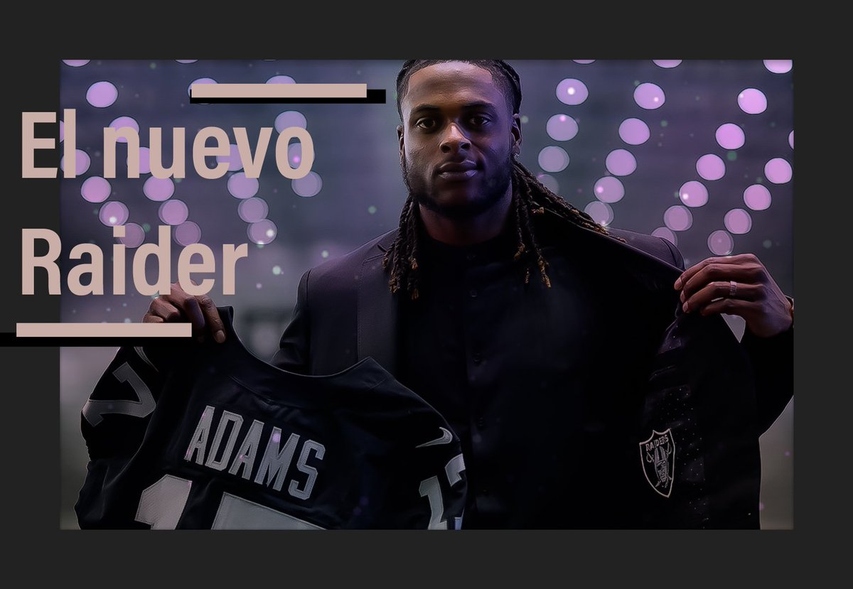 Davante Adams ha cambiado el verde y dorado por el negro y plata. Os cuento en este hilo 🧵 su posible impacto para Las Vegas Raiders. Se agradece RT y ♥️ para mayor difusión.