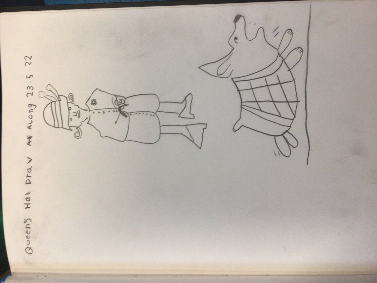 StThomasCEPS's tweet photo. Year 2 loved the Queenโs Hat Draw Along this morning with @MrSteveAntony @Literacy_Trust lots of budding illustrators. #QueensHat #PlatinumJubilee #year2 #art #drawalong https://t.co/GTNF9rjzms