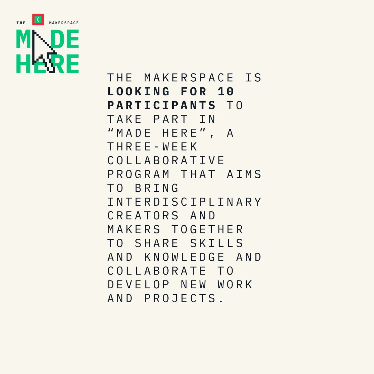 The Makerspace tweet media