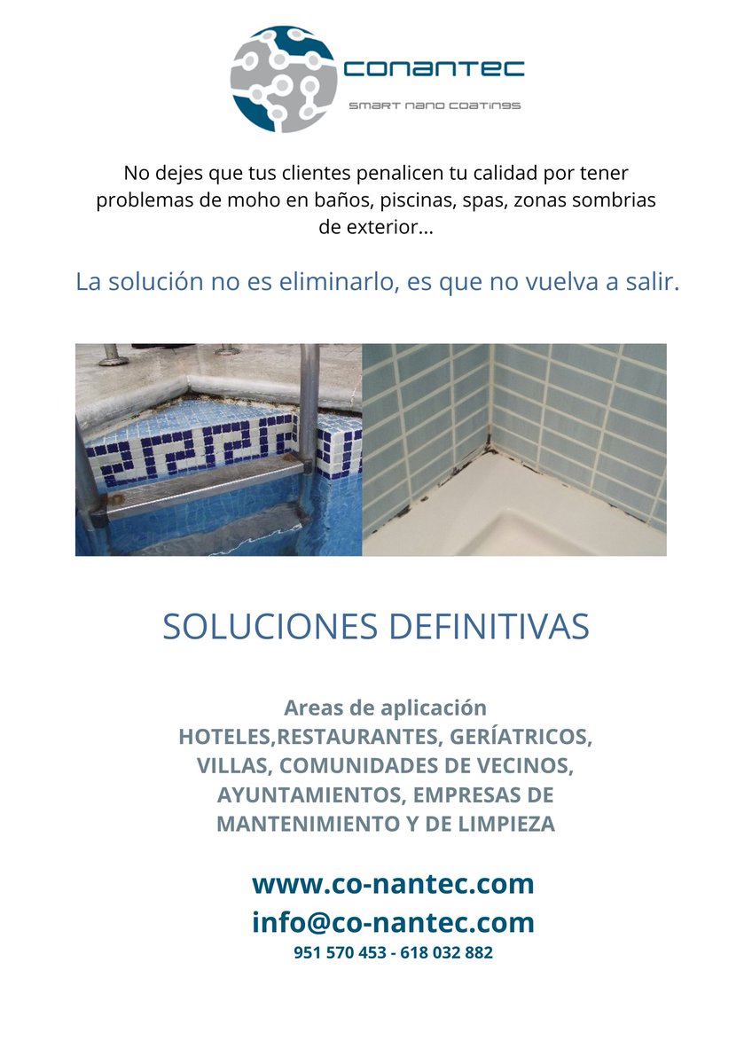 CNantec's tweet photo. Nanorecubrimientos que te hacen la vida más fácil. #nanotecnologia #moho #higiene #limpieza #solucionesInteligentes #nanorecubrimientos https://t.co/hQVI4XqyRV