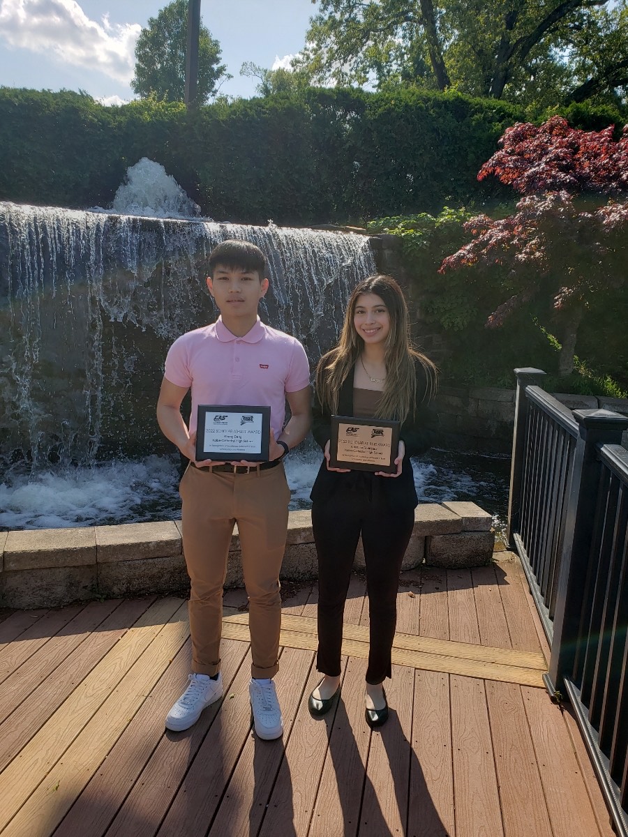 Congrats to Valentina Rodriguez and Khang Dang, Class of '22, on being selected as CAS-CIAC Scholar Athletes!