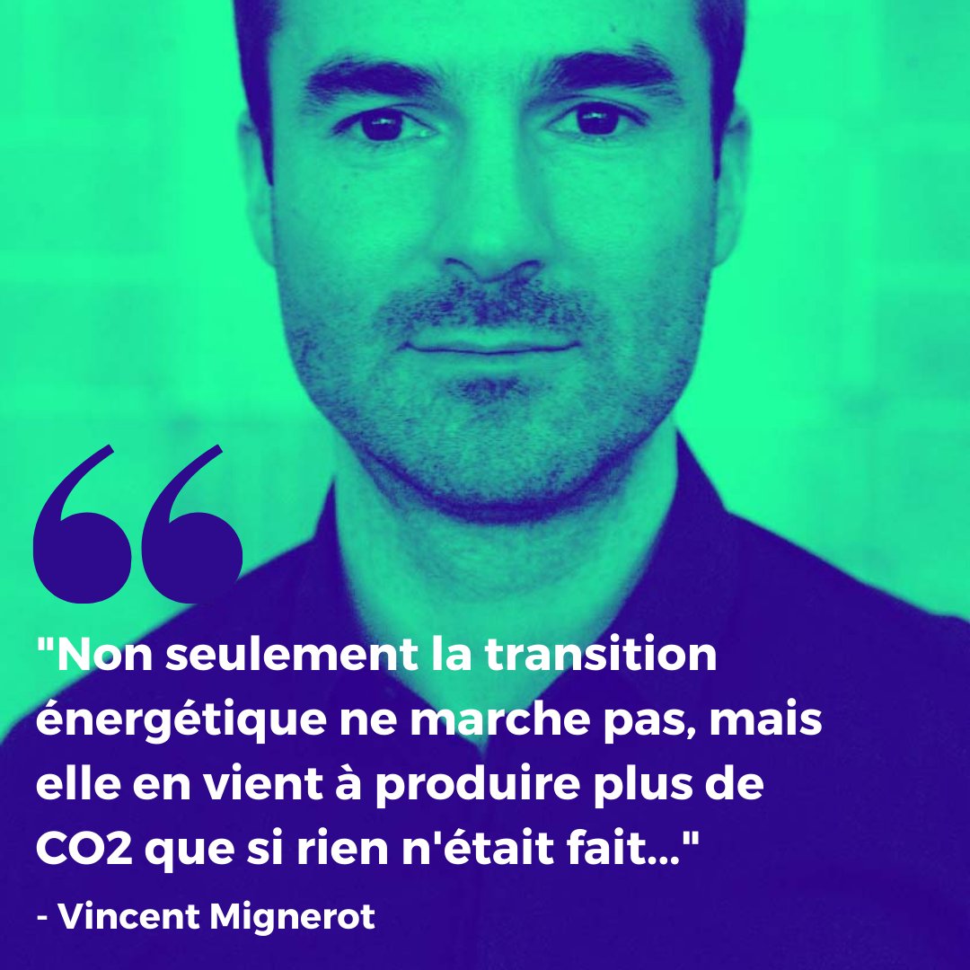 Et si la #transitionenergetique causait plus de dégâts encore? C'est ce qu'explique <a href="/vmignerot/">Vincent Mignerot</a> dans son livre "L'énergie du déni" <a href="/Ruedelechiquier/">Rue de l’échiquier</a> et dont la conférence aux côtés d'Hélène Tordjman est à retrouver sur youtube.com/watch?v=cZyAGD…
#festivaldesidéesparis #réparerlefutur
