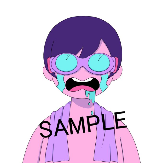 株式会社One Acre様のマスコットキャラクターのトリップマンとフロクマのポーズバリエーションを描かせていただきました。
#commission 