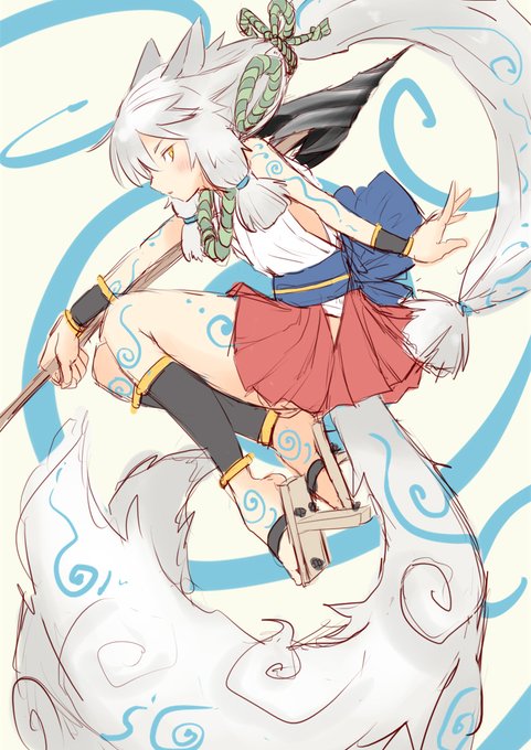 オンボノヤス・・・?
30分くらいフライングした。

#式姫お絵かき60分一本勝負 