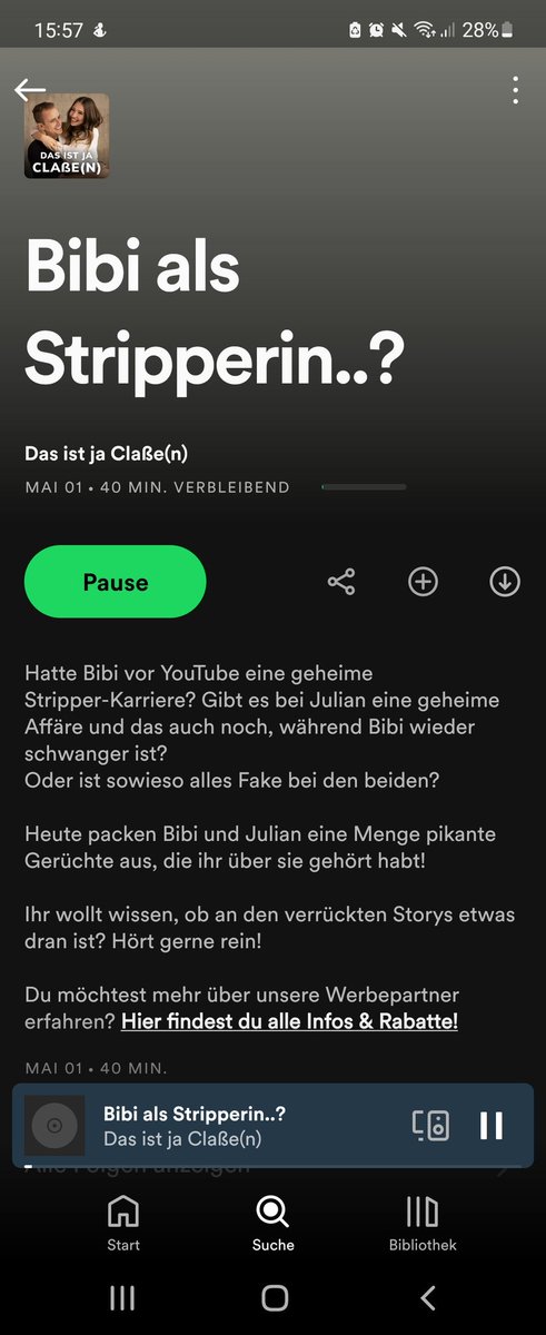 Ich hab den eigentlichen Trennungsgrund herausgefunden leute