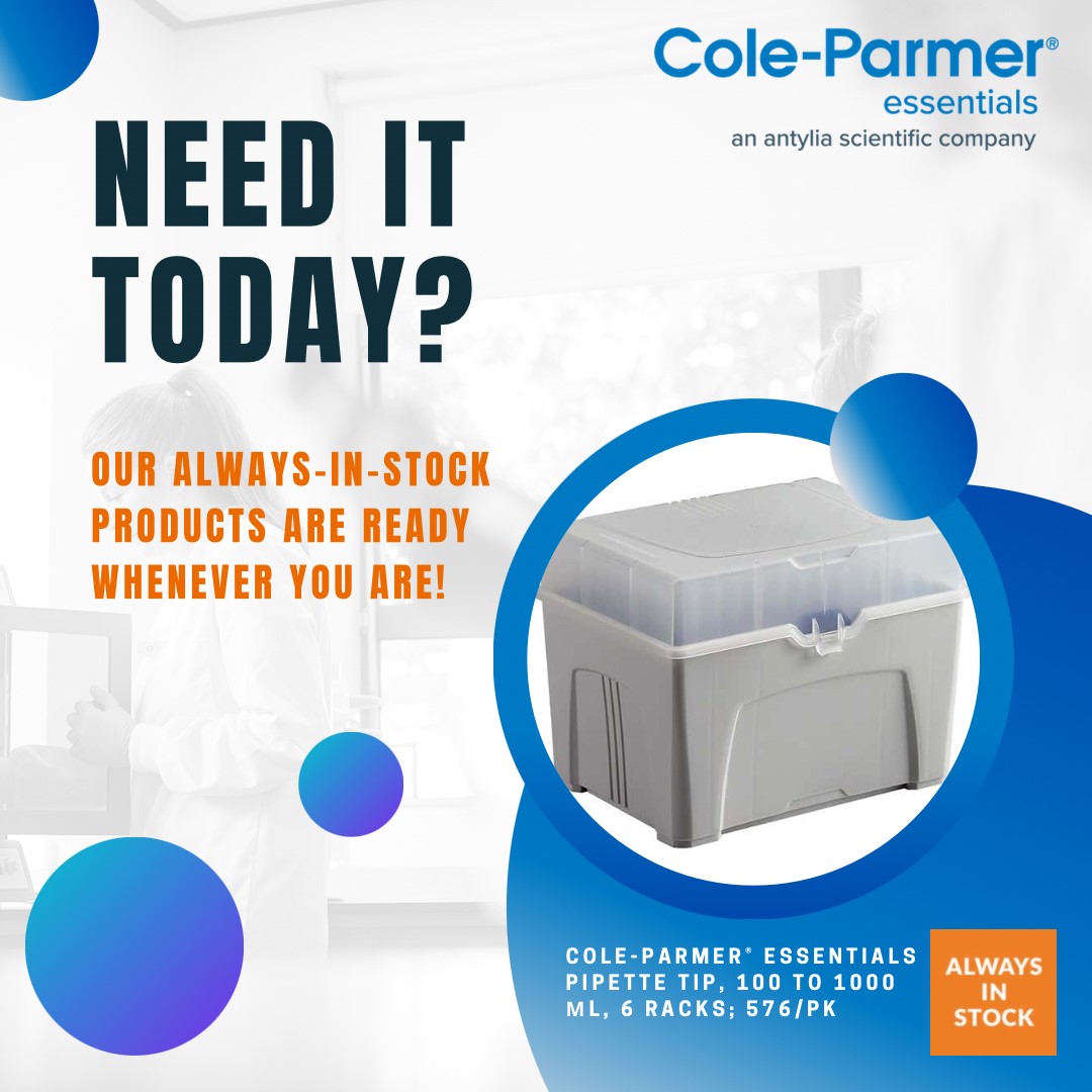 Not your everyday graduated pipette tips. Need them today? Our Always-in-Stock products are ready when you are! 

Learn more here: lnkd.in/gvvSsBFj