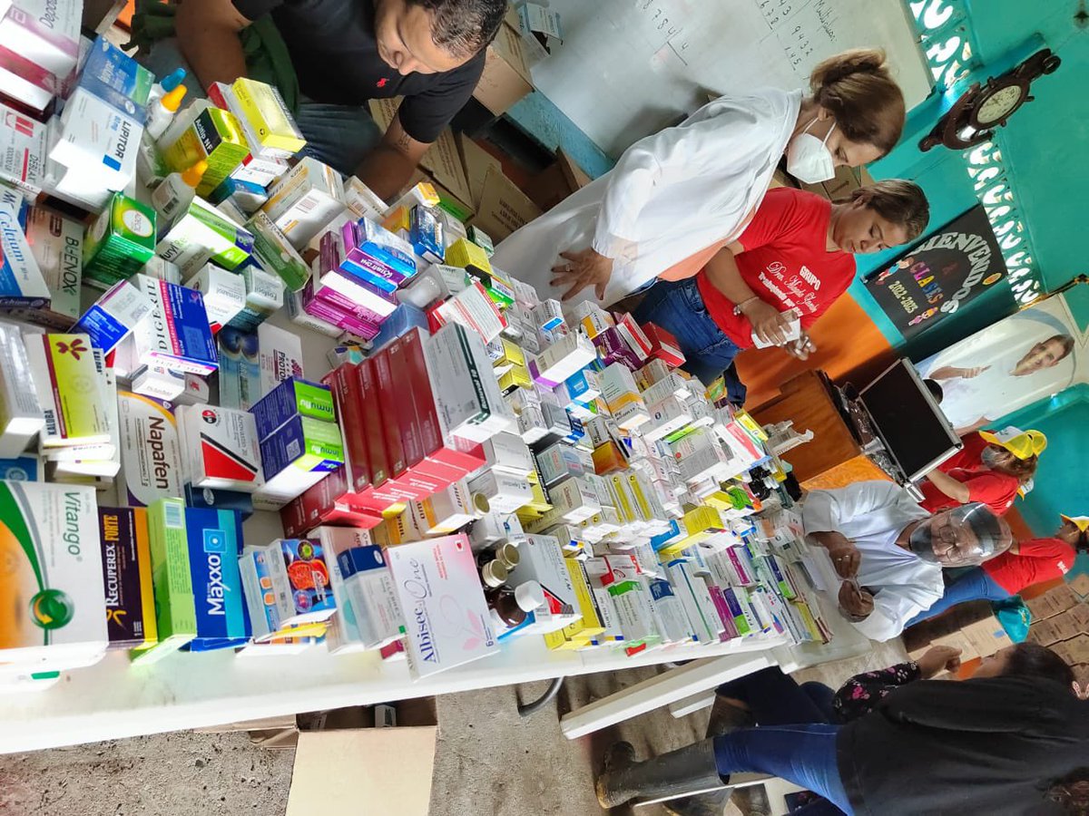 Junto al equipo de brigadas médicas en coordinación con el Ing. Alex Zambrano, Alcalde de Balzar, llegamos hasta el Recinto Chipompito.