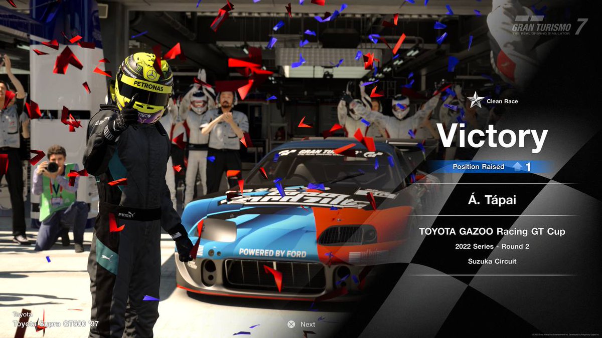 #TeamFordzilla's <a href="/AdamTapai18/">Ádám Tápai</a> won 🥇 in his <a href="/en_toyota/">Toyota Gazoo Racing Global</a> Gazoo Racing Europe race!

What a weekend for #TeamFordzilla! 🎉