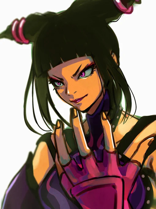 JuriHan
#格ゲーキャラ描こうぜ 