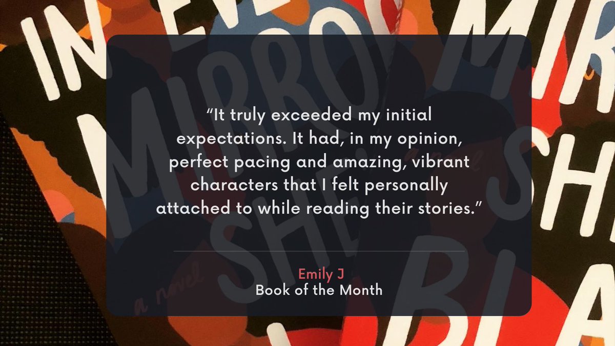 ineverymirror's tweet photo. Thank you #EmilyJ for your review, as seen on @bookofthemonth
๐งกโค๏ธ๐ค๐๐ฝ
Pick up your copy today at: https://t.co/eOTI8hvRwl
#InEveryMirrorShesBlack #Fiction #BookTwitter #BookTwt #Debut #OwnVoices #Sweden #BlackWomen https://t.co/ATWBdPf2cu