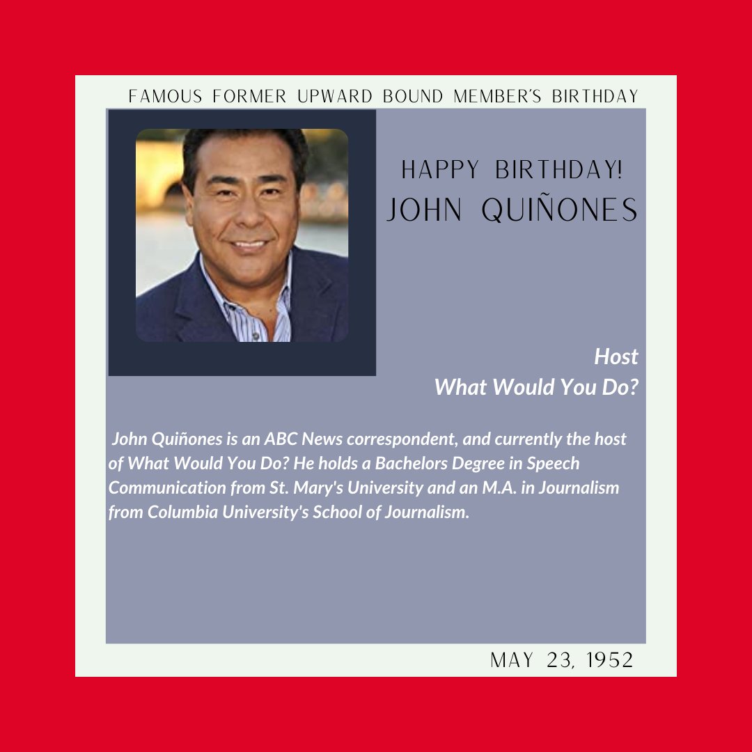Happy Birthday, John Quiñones! 