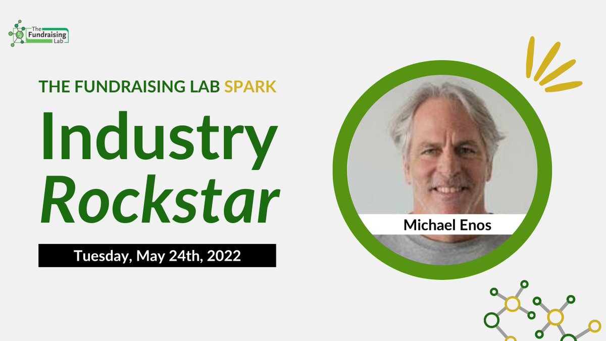 Tomorrow: Michael Enos of TechSoup join us for our Industry Rockstar Interview Series! 

Michael is the Senior Director of Community and Platform. We will be discussing Nonprofit Cybersecurity. 

Want to attend? Join our Spark Community here: fundraisinglab.ca/spark
